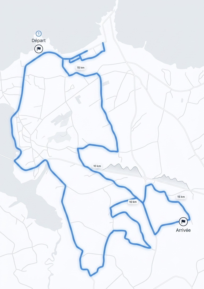 Parcours de course Spixer